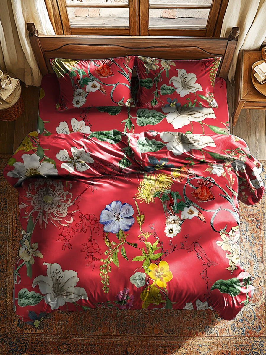 Retro Flower Art Print Sheet Set