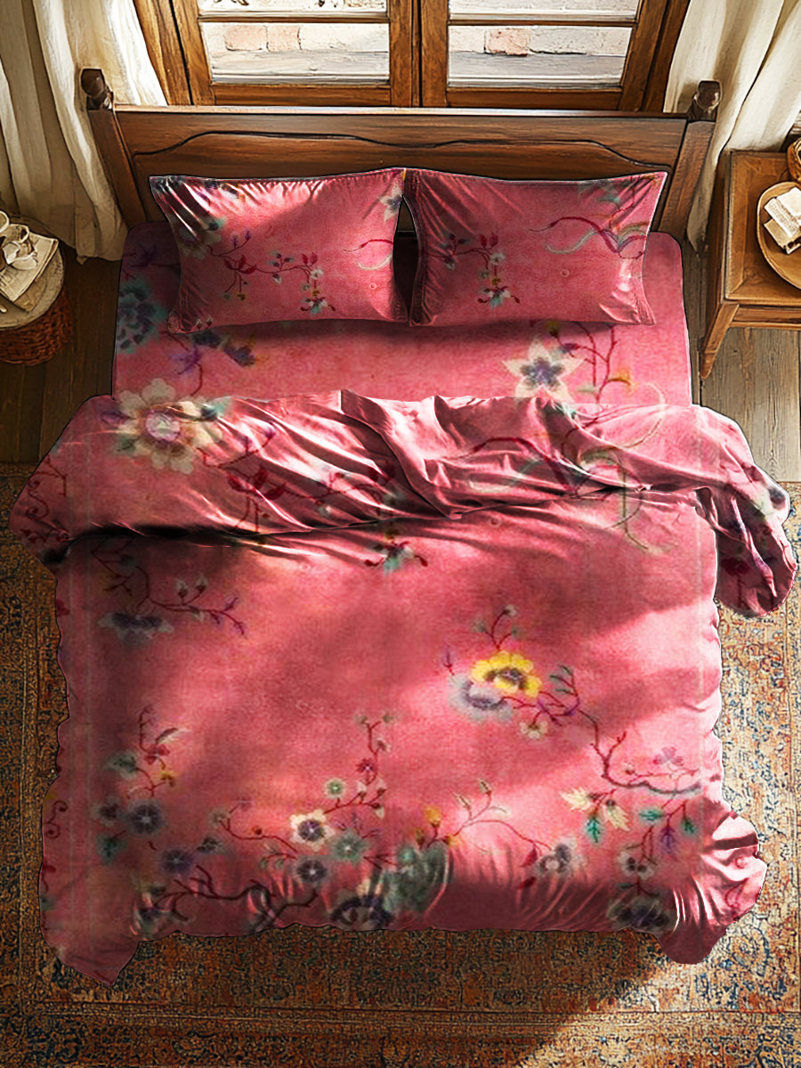 Retro Flower Art Print Sheet Set