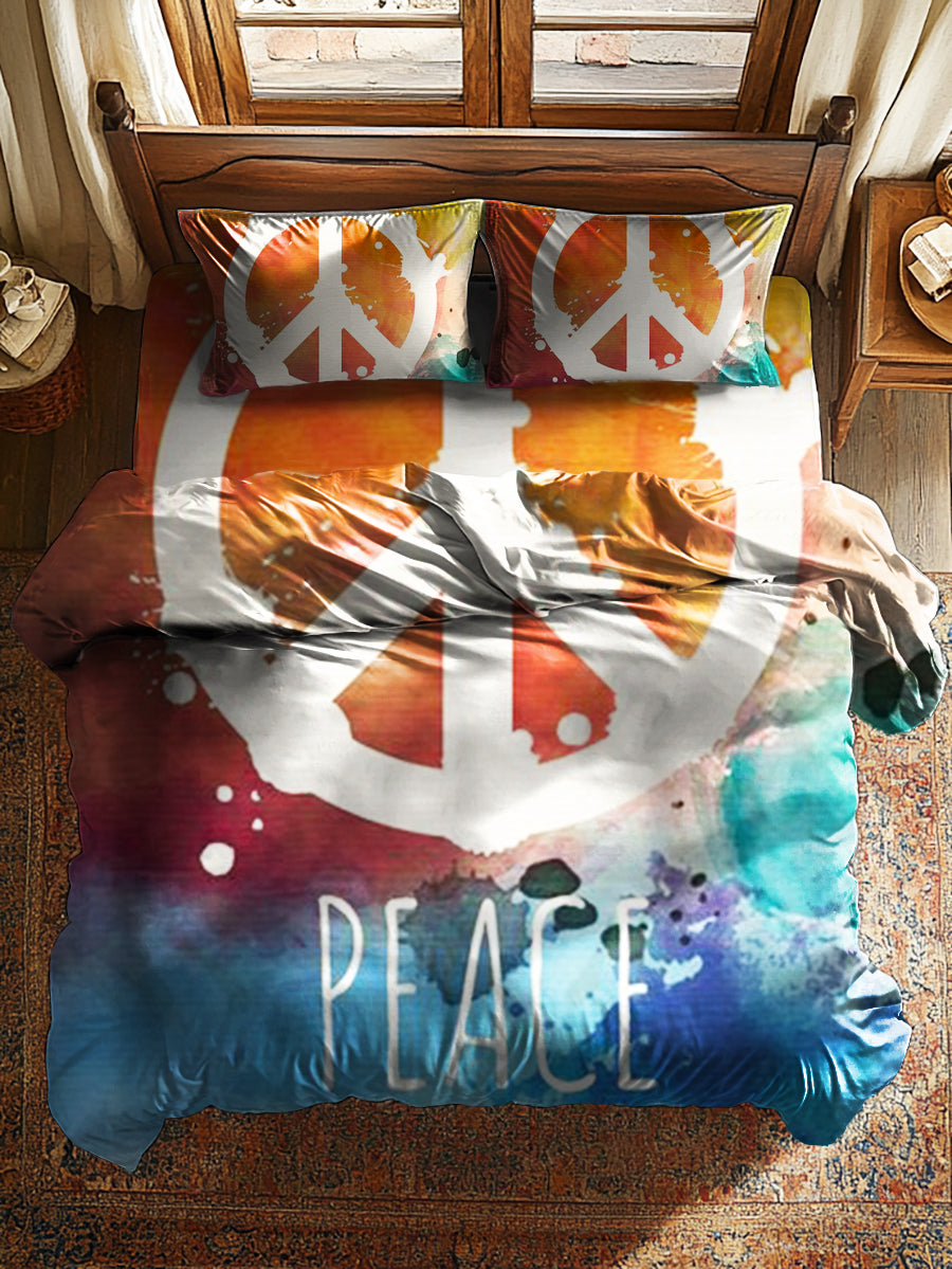 Hippie Peace Art Print Sheet Set