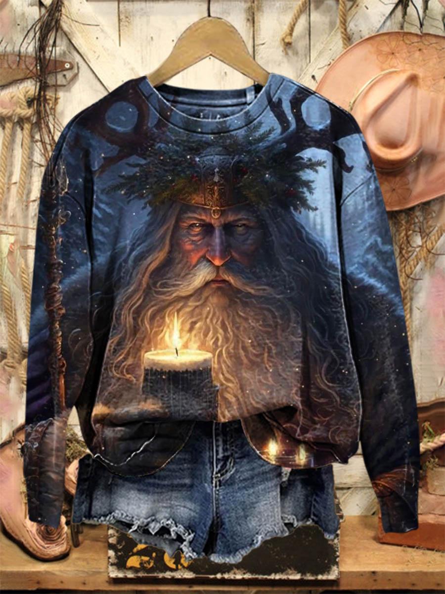 Spirit Of Yule Art Print Casual Sweatshirt
