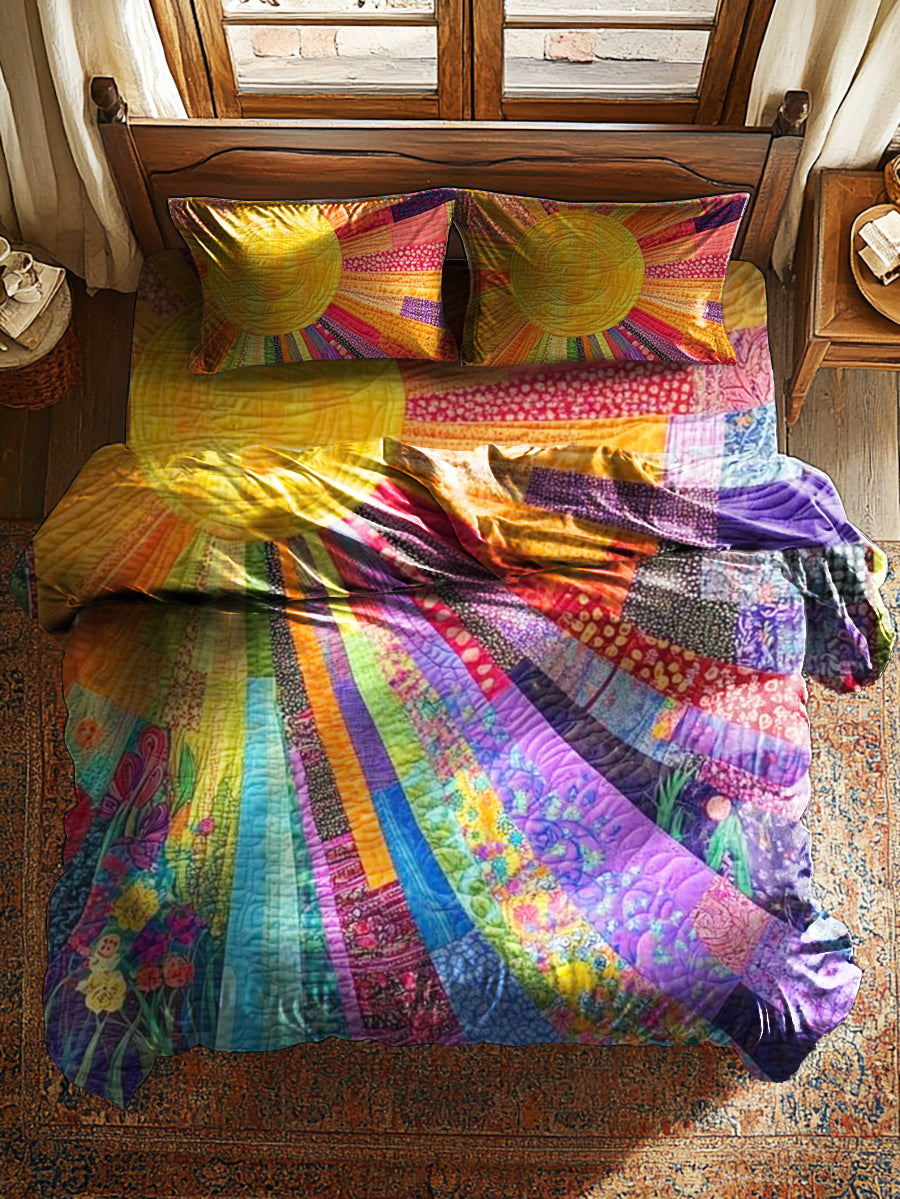 Colorful Sunshine Art Print Sheet Set