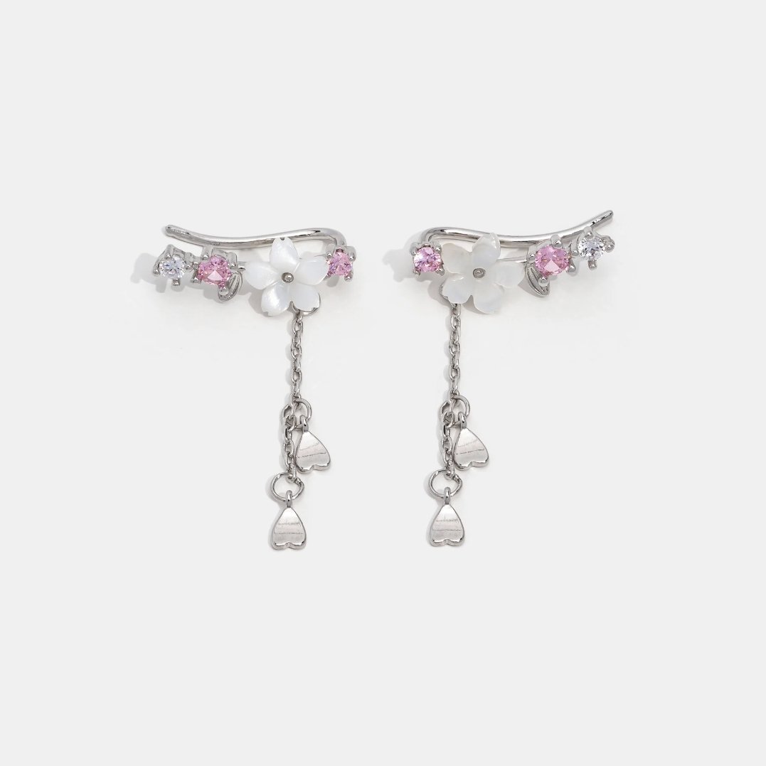 Crystal Cherry Blossom Earrings
