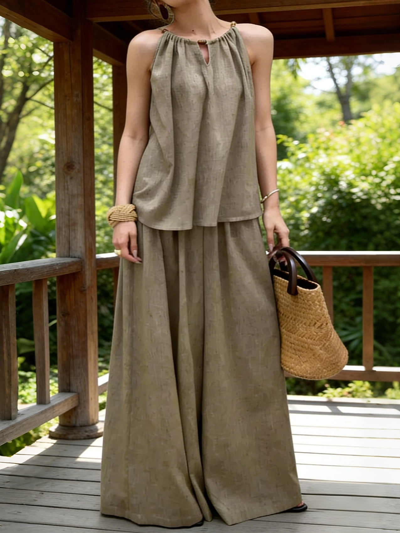 Women's Casual Sleeveless Suit
