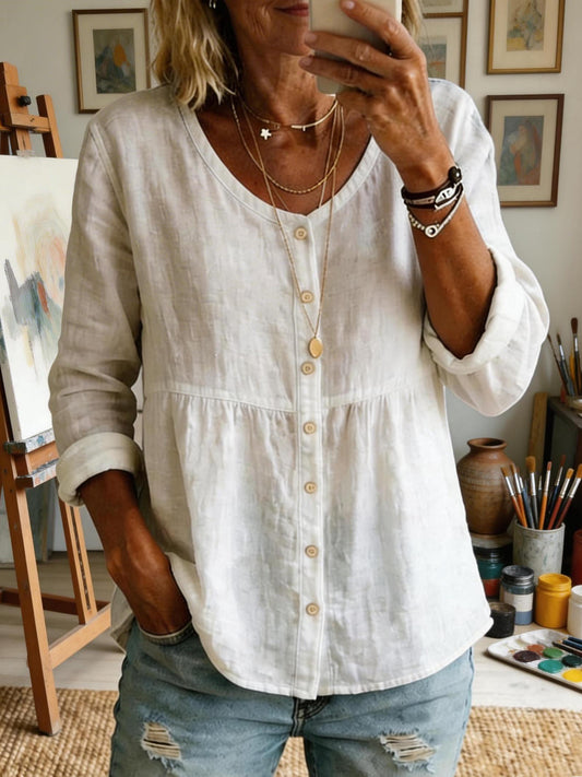 Women's Casual Long-sleeved Shirt