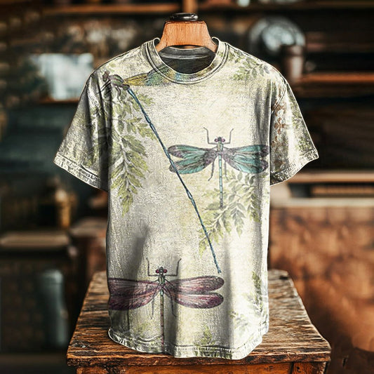 Dragonfly Art Print T-Shirt