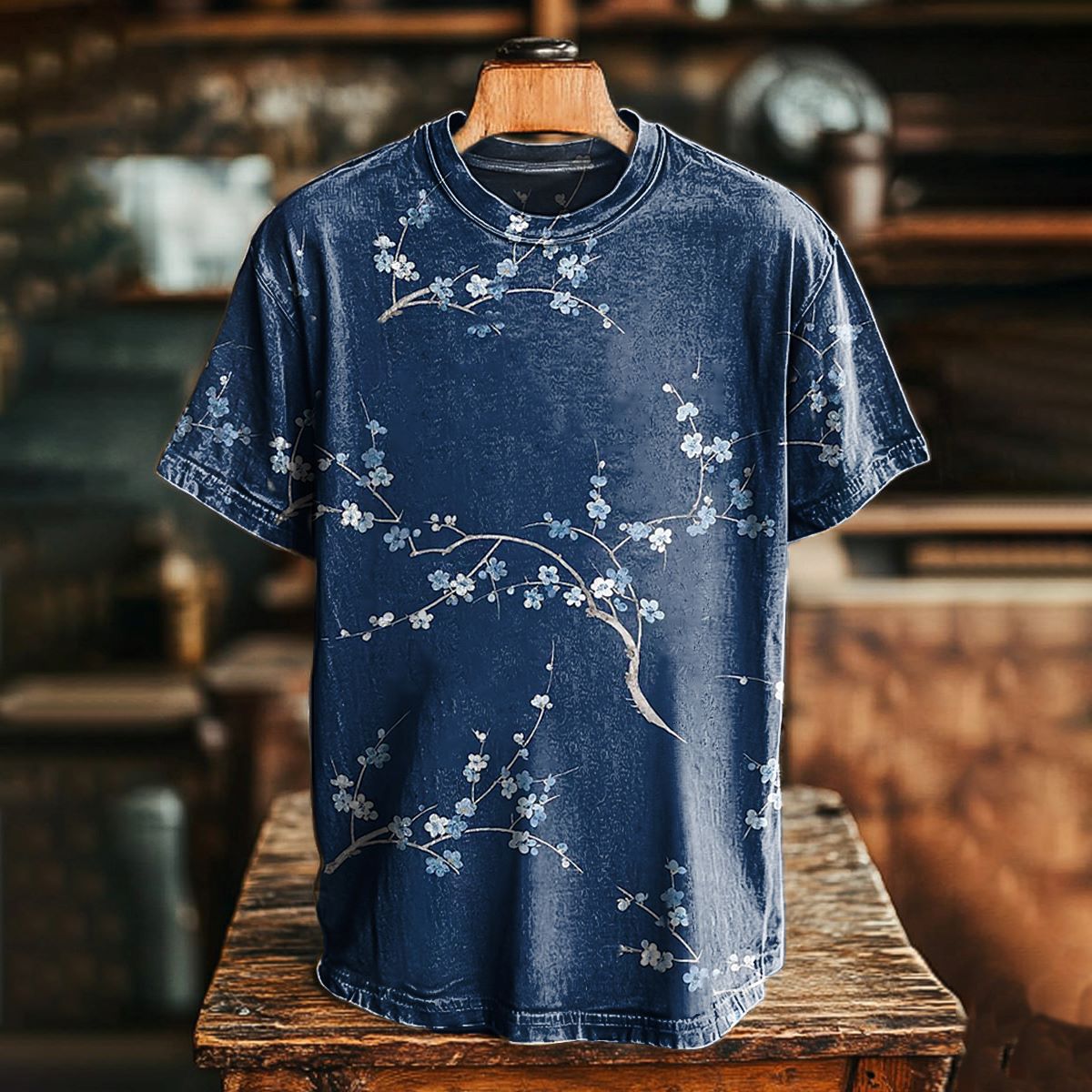 Floral Art Print T-Shirt