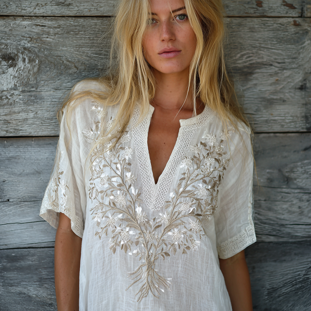Vintage Viking Life Of Tree Celtic Linen Blend Shirt