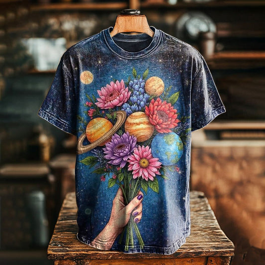 Planet Bouquet Art Print T-Shirt