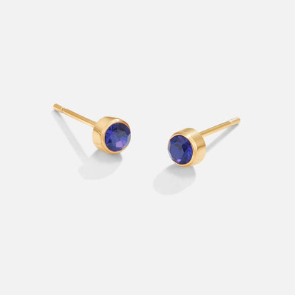 Birthstone Stud Earrings