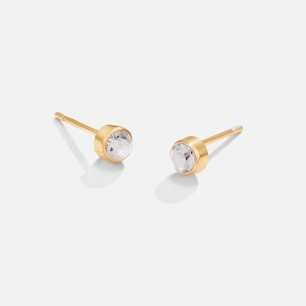 Birthstone Stud Earrings