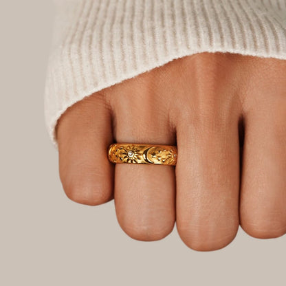 Celestial Gold Ring