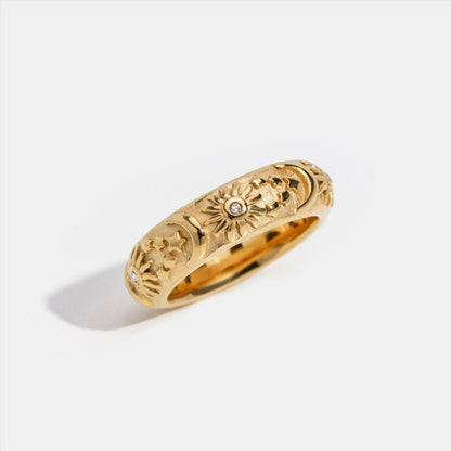 Celestial Gold Ring