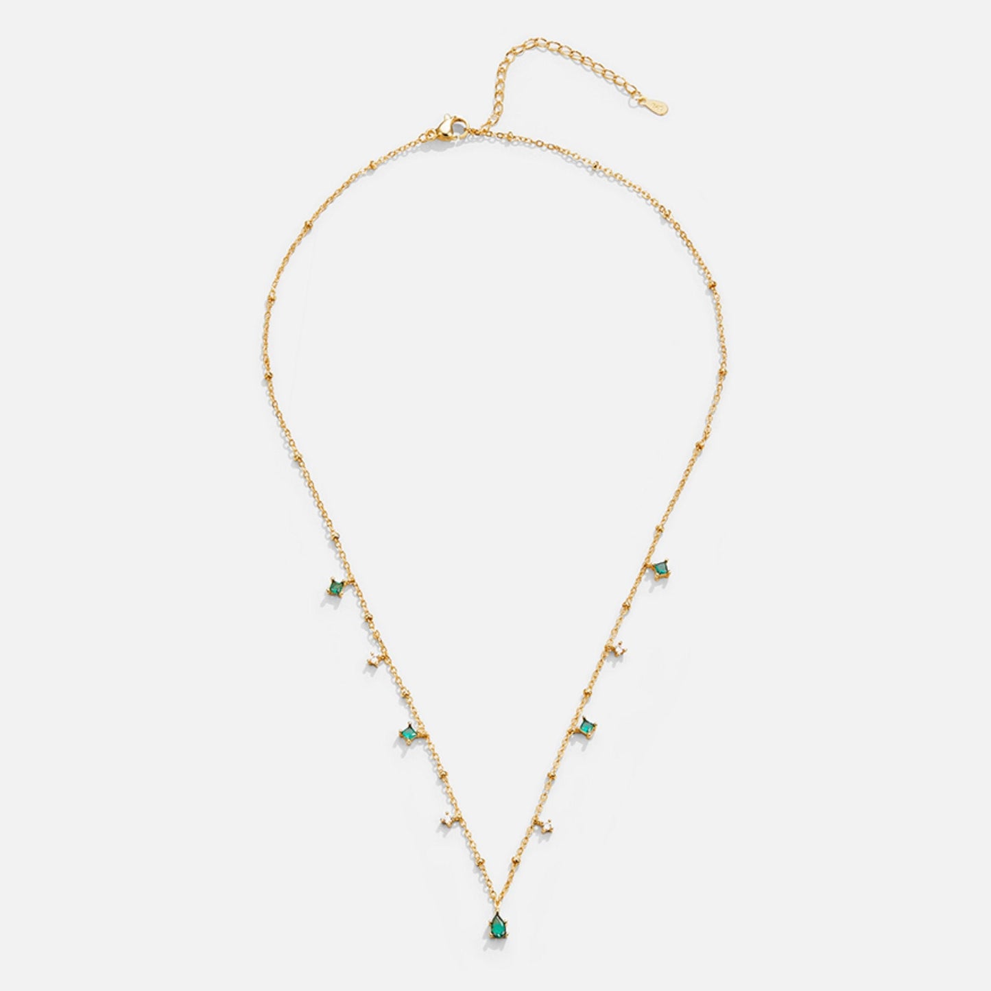 Emily Crystal Gold Necklace