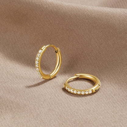 Eternity Hoop Earrings