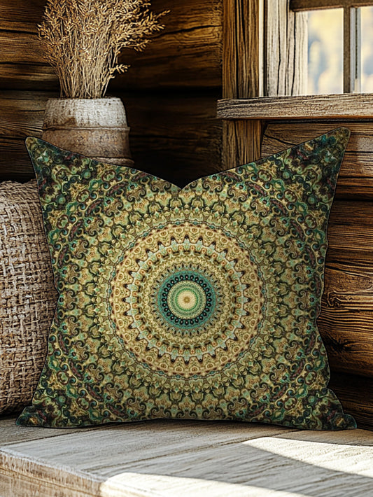 Boho Mandala Print Casual Pillow