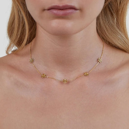 Flower Power 18K Gold Necklace