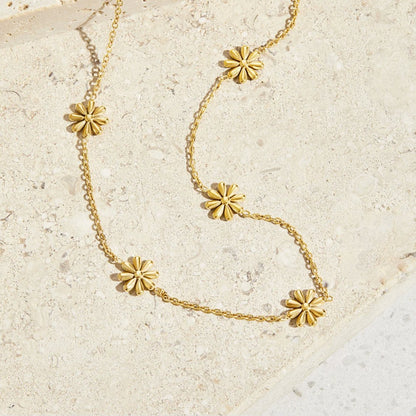 Flower Power 18K Gold Necklace