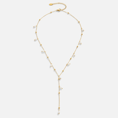 Freshwater Lariat Drop Necklace