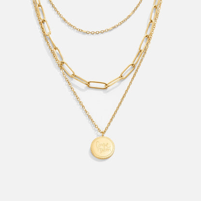 Geya Coin Layered Necklace