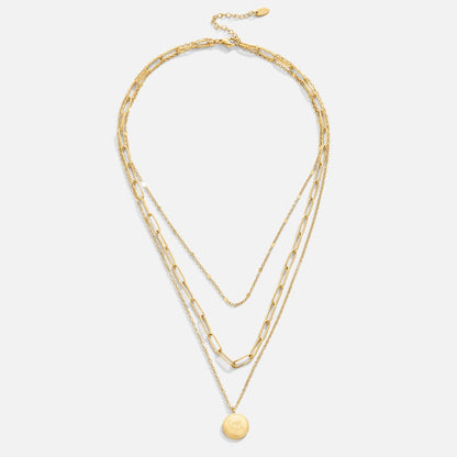 Geya Coin Layered Necklace