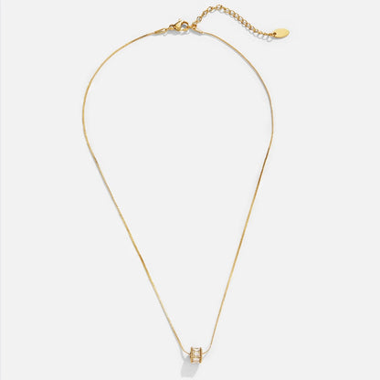 Gigi Crystal 18K Gold Necklace