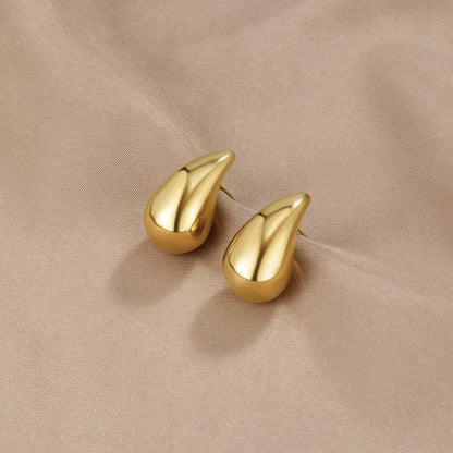 Amara Gold Teardrop Earrings