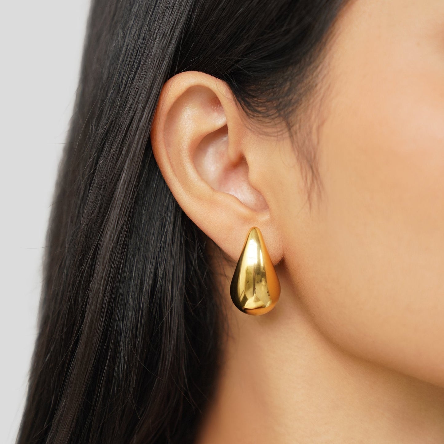 Amara Gold Teardrop Earrings