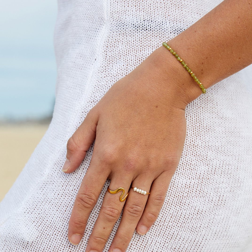 Gold Wave Ring