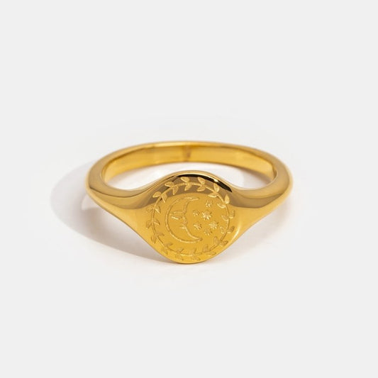 Golden Luna Ring