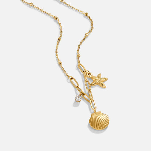 Saila Starfish Necklace - Gold