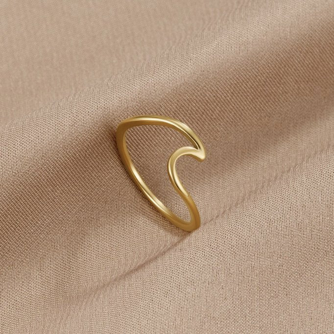 Imari Gold Wave Ring