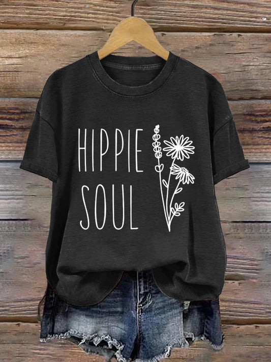 Hippie Soul Art Print T-shirt