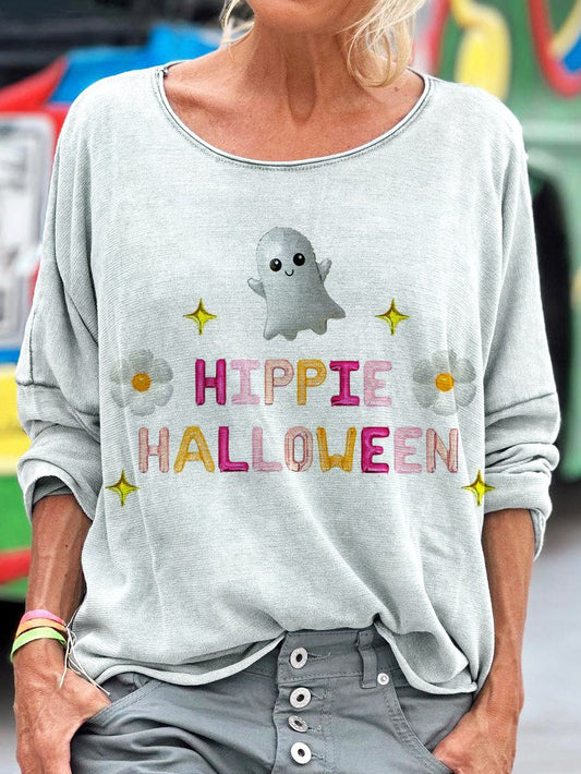 Hippie Halloween Gremlins  Print Long Sleeve