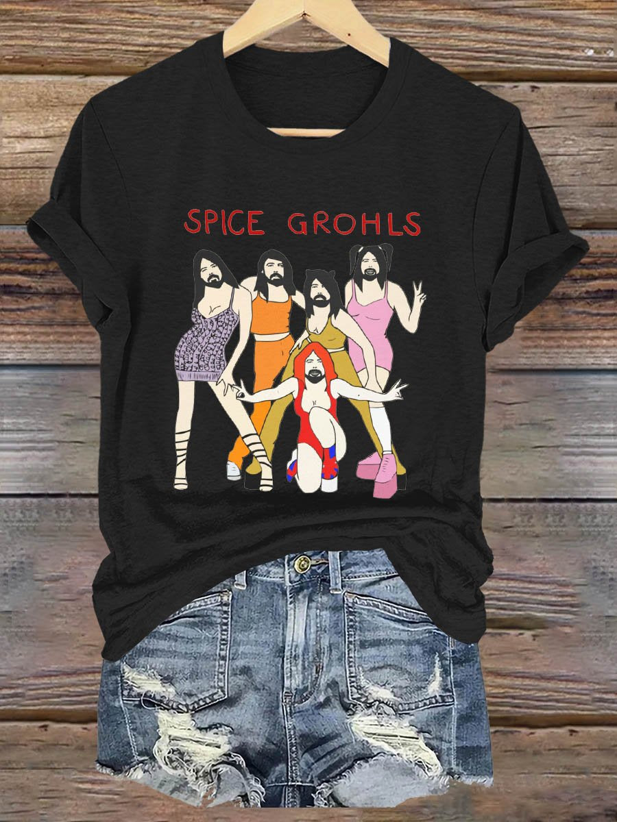 Spice Grohls Art Print T-shirt