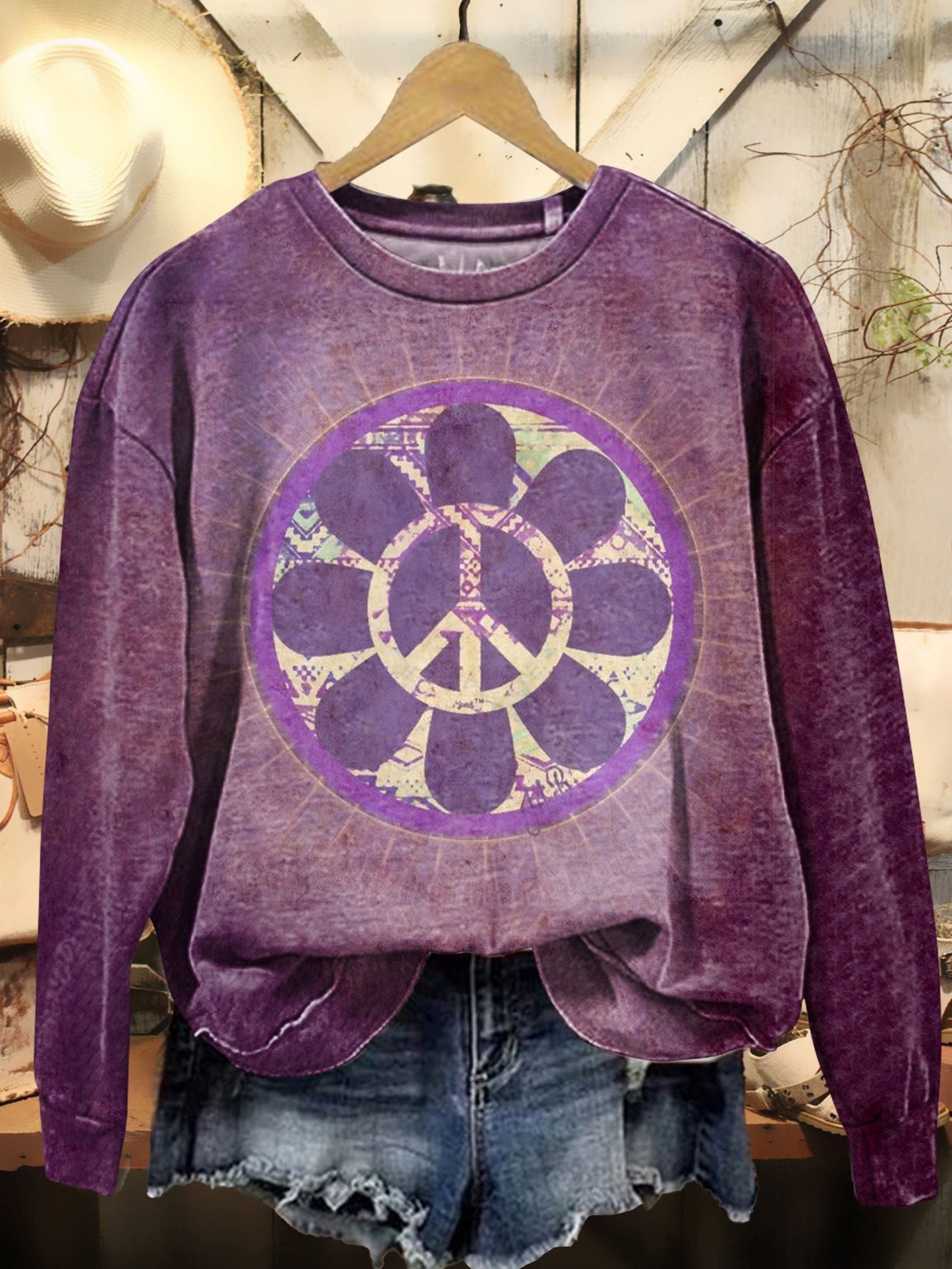 Women's Hippie Casual Sweatshirt