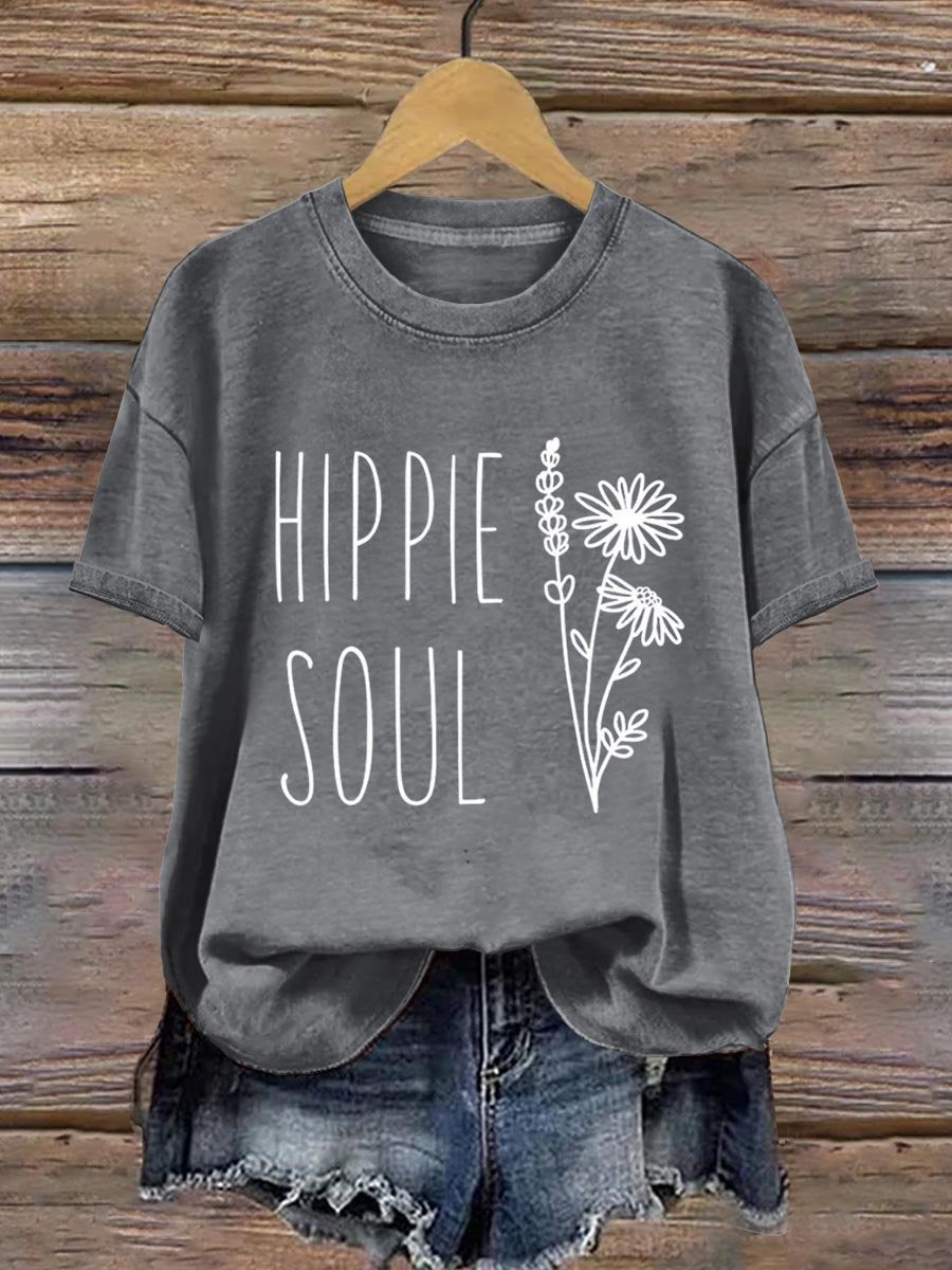 Hippie Soul Art Print T-shirt