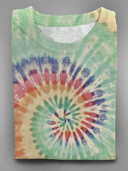 Colorful Retro Tie Dye T-shirt