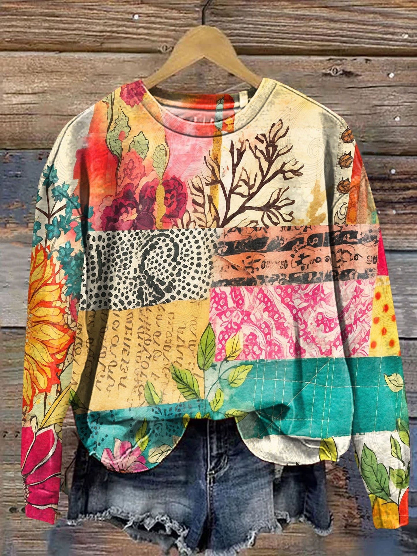 Women's Art Print Sweatshirt