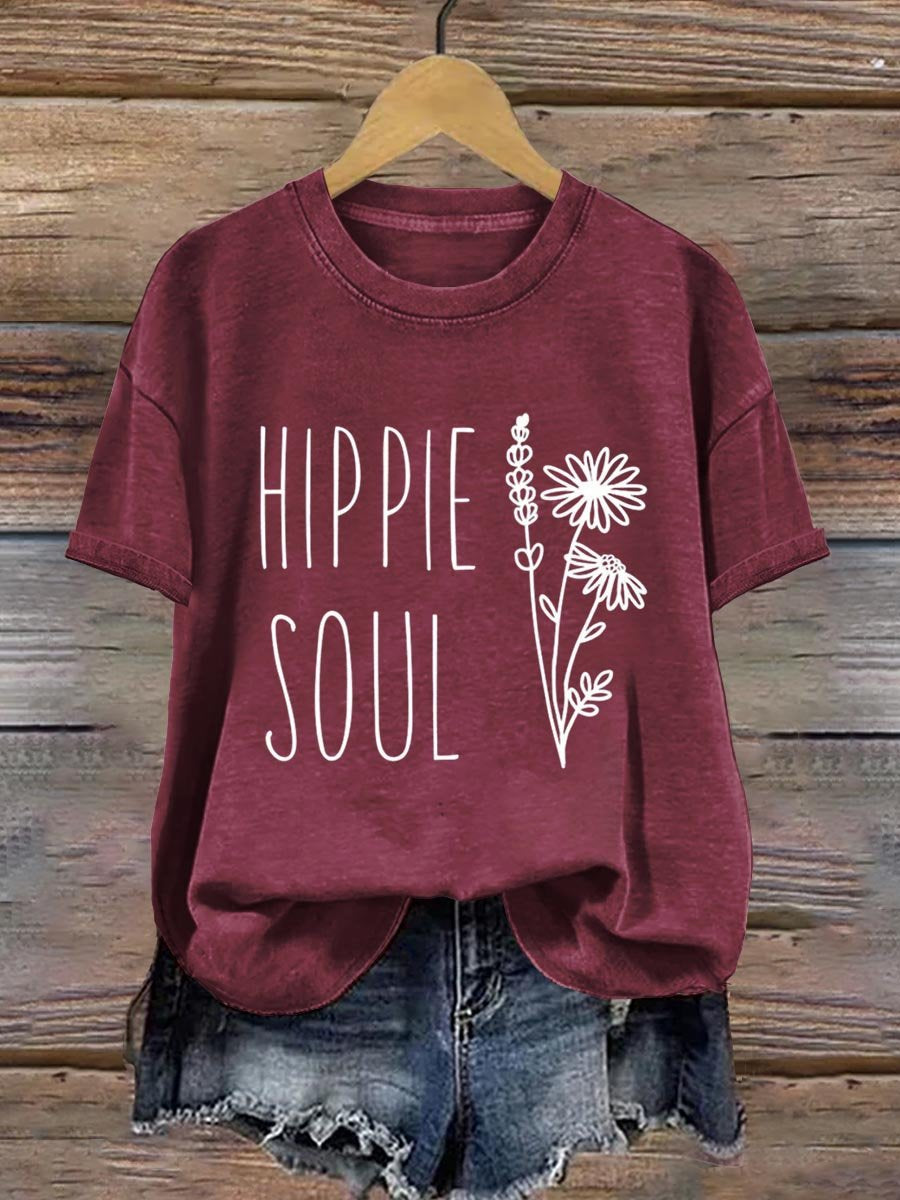 Hippie Soul Art Print T-shirt