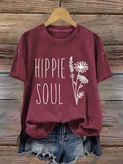 Hippie Soul Art Print T-shirt