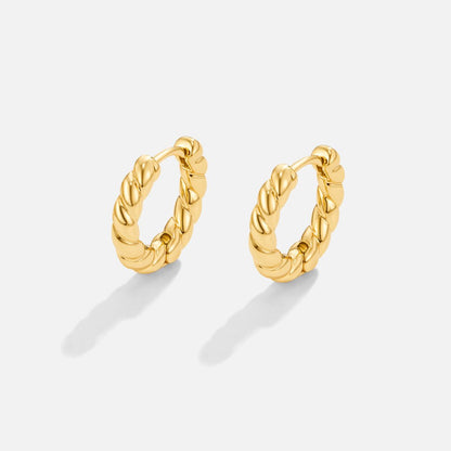 Layla Gold Twist Earrings