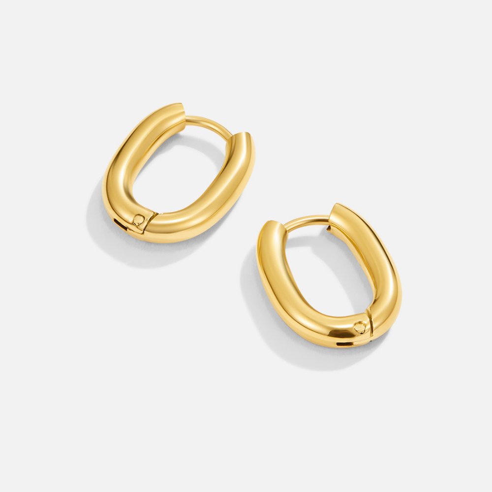 Madison Gold Hoop Earrings