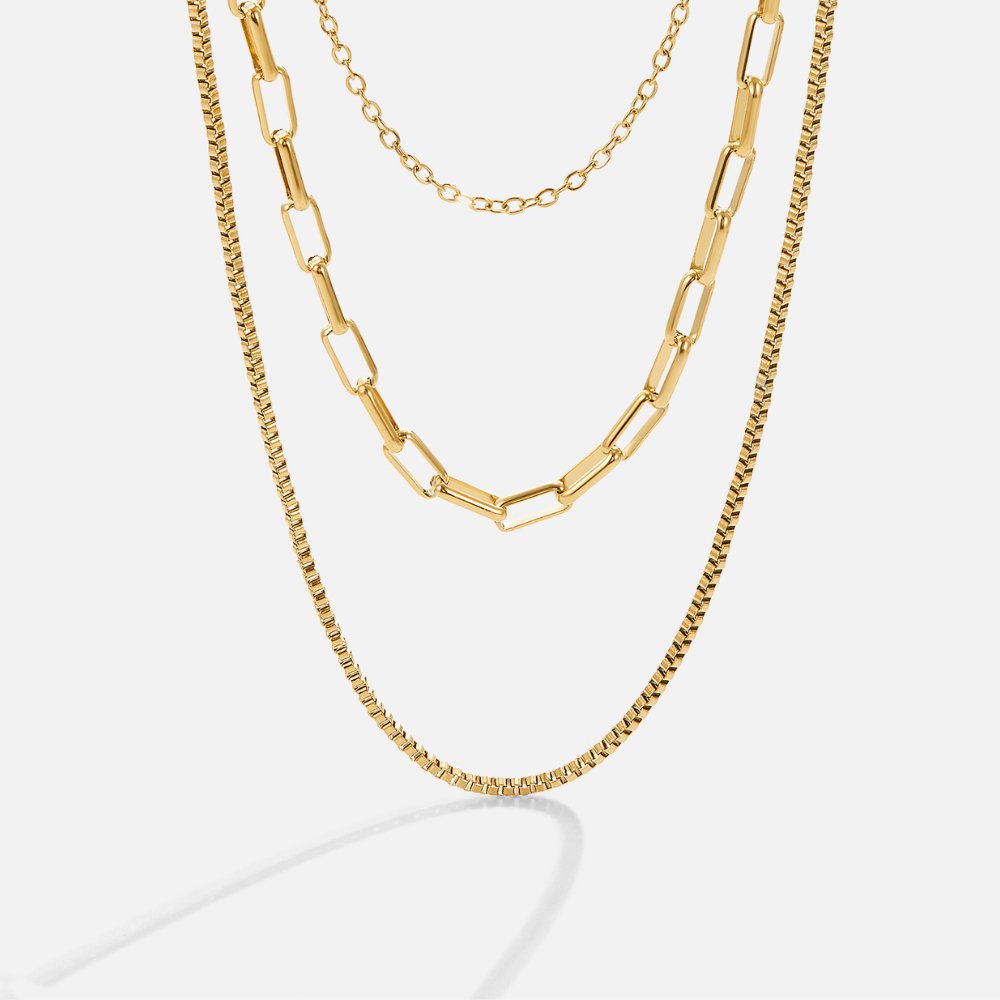 Miela Layered Chain Necklace