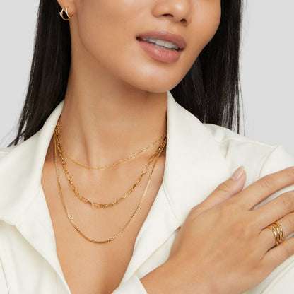 Miela Layered Chain Necklace