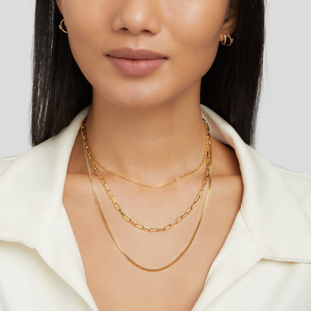 Miela Layered Chain Necklace