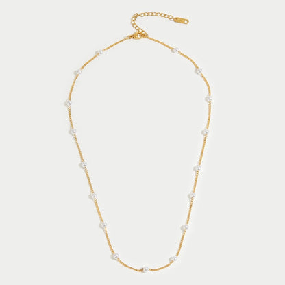 Nura Pearl 18K Gold Necklace