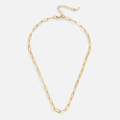 Paperclip Gold Necklace