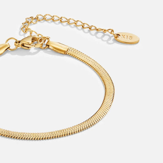 Sarya Snake Chain Gold Bracelet